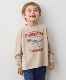 ANY KIDS 恐竜プリント 長袖Tシャツ