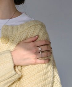 Phoebe 【金属アレルギー対応】ミックスドットリング　シルバー/ニッケルフリー/パール