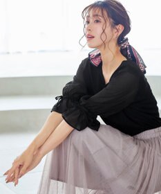 Tiaclasse 【洗える】キャンディースリーブニットトップス