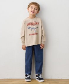 ANY KIDS 恐竜プリント 長袖Tシャツ
