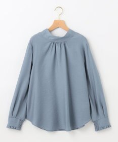 組曲 【セットアップ対応・前後着用可】ニュアンスシフォン ブラウス