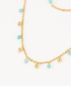 自由区 【カタログ掲載】ストーンミックスフリンジ2WAY ネックレス