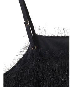 Green Parks ラメフリンジカットキャミソールビスチェ