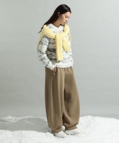 CRAFT STANDARD BOUTIQUE ニュアンス柄フェザーニットプルオーバー