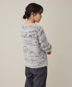 CRAFT STANDARD BOUTIQUE ニュアンス柄フェザーニットプルオーバー
