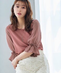 Tiaclasse 【洗える】キャンディースリーブニットトップス