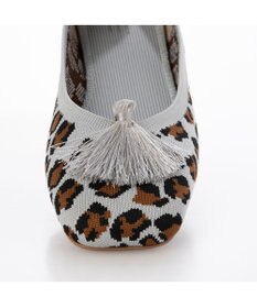 ing <ing>【サステナブル】２WAYスクエアトゥニットパンプス