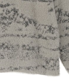 CRAFT STANDARD BOUTIQUE ニュアンス柄フェザーニットプルオーバー