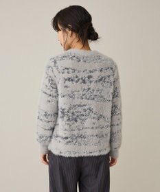 CRAFT STANDARD BOUTIQUE ニュアンス柄フェザーニットプルオーバー