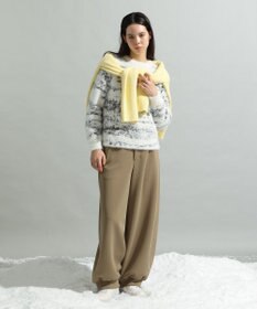 CRAFT STANDARD BOUTIQUE ニュアンス柄フェザーニットプルオーバー