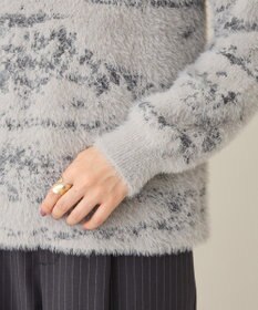 CRAFT STANDARD BOUTIQUE ニュアンス柄フェザーニットプルオーバー