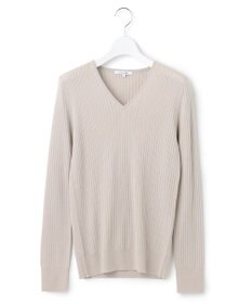 23区 【洗える】ウーステッドウール Vネック ニット