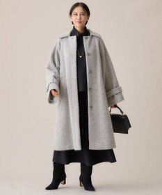 自由区 S FLUFFYステンカラー コート