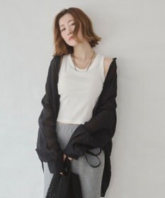 WEGO 【カップ付き】接触冷感なちゅ盛れカップインタンクトップ