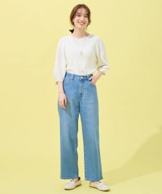 ANY パフスリーブニットプルオーバー