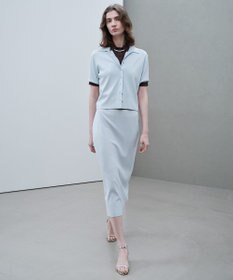 BEIGE， 【ロングセラー】LAURA / ストレッチ ポロニット