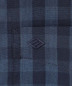 JOSEPH ABBOUD 【綿100％】メランジギンガムチェック シャツ