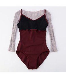 Chacott 【ノーソイングニット】7分袖レオタード