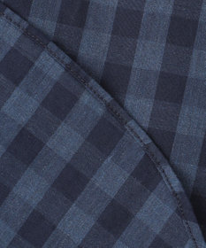 JOSEPH ABBOUD 【綿100％】メランジギンガムチェック シャツ