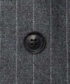 BEIGE， DELAND / ウールピンストライプダブルジャケット