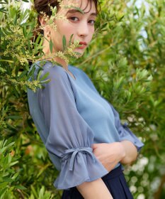 Tiaclasse 【洗える】キャンディースリーブニットトップス