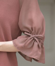 Tiaclasse 【洗える】キャンディースリーブニットトップス