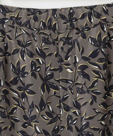 J.PRESS LADIES S 【洗える】ボタニカルプリント スカート