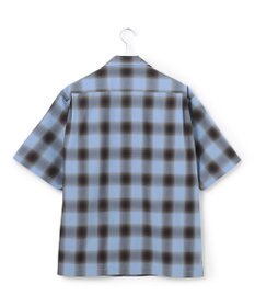 J.PRESS YORK STREET 【UNISEX】オンブレーチェック オープンカラーシャツ