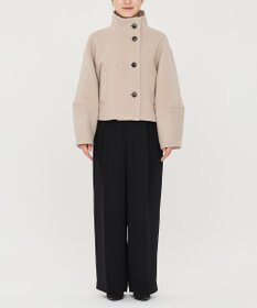 uncrave 【撥水】プルーフ メルトン スタンドネック コート（uncrave STANDARD）