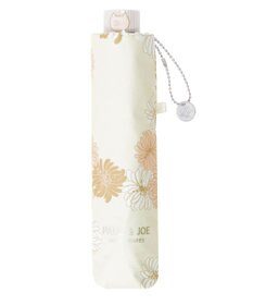 MOONBAT 【一級遮光/軽量】PAUL & JOE 晴雨兼用 日傘 折りたたみ傘 総柄クリザンテーム 遮熱 UV