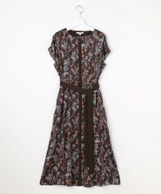 自由区 【ご好評につき追加生産・新色追加】ハーバルフロープリント ワンピース