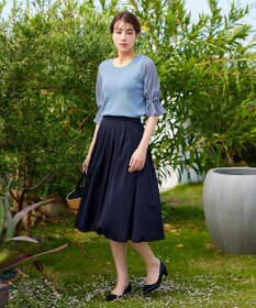 Tiaclasse 【洗える】キャンディースリーブニットトップス