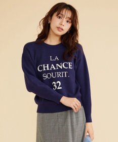 Feroux 【古畑星夏さん着用】レタードニット プルオーバー