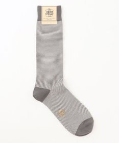 J.PRESS MEN 【J.PRESS BASIC】ハイゲージ天竺 ボーダーソックス