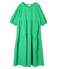 Green Parks ■ＥＳＣＡＲ　エンボスティアードワンピース