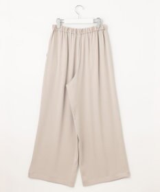 自由区 L 【洗える】チンツサテンタンブラー ワイドパンツ