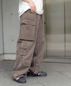WEGO マルチポケットワイドカーゴパンツ