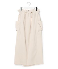 23区 L 【撥水加工/洗える】ブライトタフタ ドロスト スカート