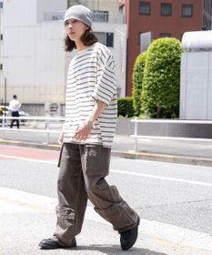 WEGO マルチポケットワイドカーゴパンツ