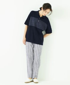 JOSEPH ABBOUD MOUNTAIN 【SPACE】OGストレッチコットン ニットポロシャツ