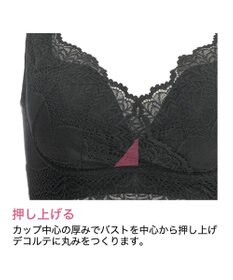 BRADELIS New York 【BRADELIS Me / ノンワイヤー・バストアップ】レーシィオールインワンブラ 日中も就寝時も快適に補正するブラ