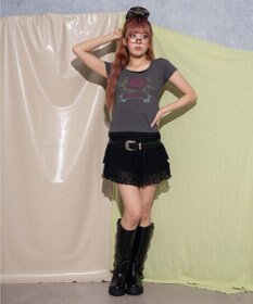 WEGO レイヤードドッキンググラフィックT