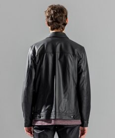 JOSEPH HOMME ライトラムナッパレザー　Ｇジャンタイプ