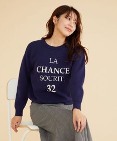 Feroux 【古畑星夏さん着用】レタードニット プルオーバー