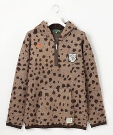 PW CIRCULUS 【MEN】SNOW LEOPARD柄フーディー