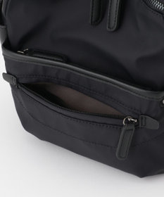 Y'SACCS 【ナイロンタフタ×リサイクルレザー】デイリーミニリュック