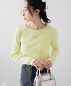 WEGO ヴィンテージウォッシュリブロンT