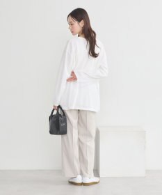 earth music&ecology ラインストーンチュールドッキングプルオーバー