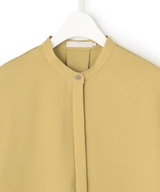 ICB L 【WEB限定・接触冷感・UVケア・吸水速乾・防シワ・洗える】 ドレープツイル クロップドシャツ