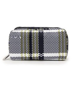 LeSportsac RECTANGULAR COSMETIC/ピクセルスクランブルチェック